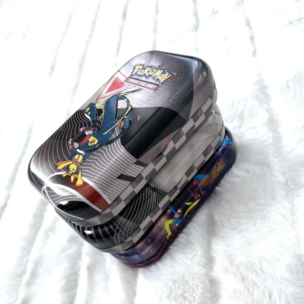 SET of 3 EMPTY Pokemon Card Tins